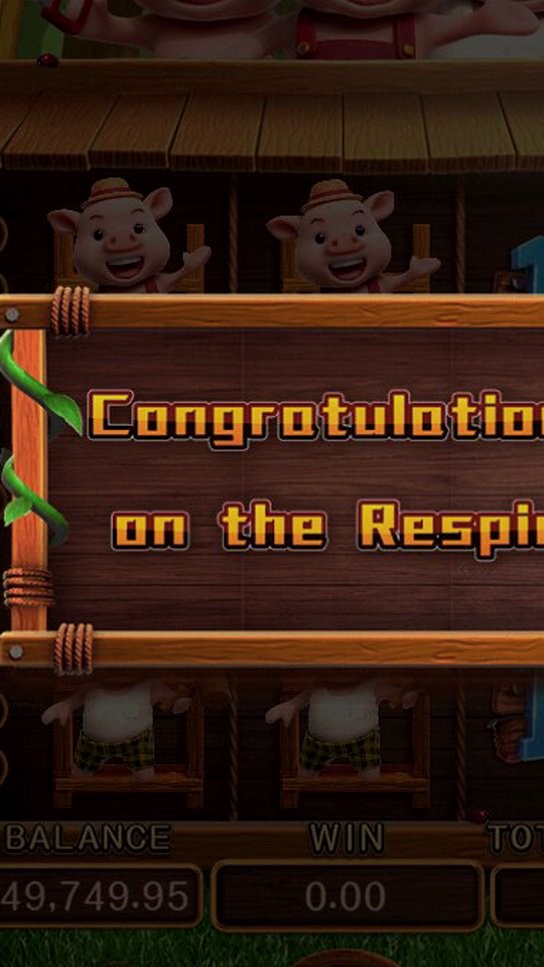 THREE LITTLE PIGS · Tangkapan Layar Aplikasi APO388